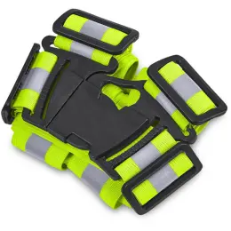Hi-Viz Reflective Safety Belt Yellow Close Up